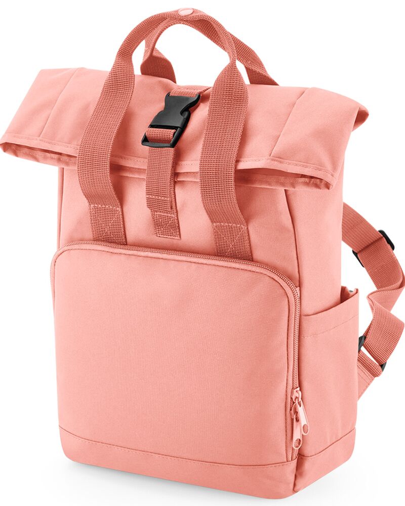 BagBase Recycled Mini Twin Handle Roll-Top Backpack Thumbnail