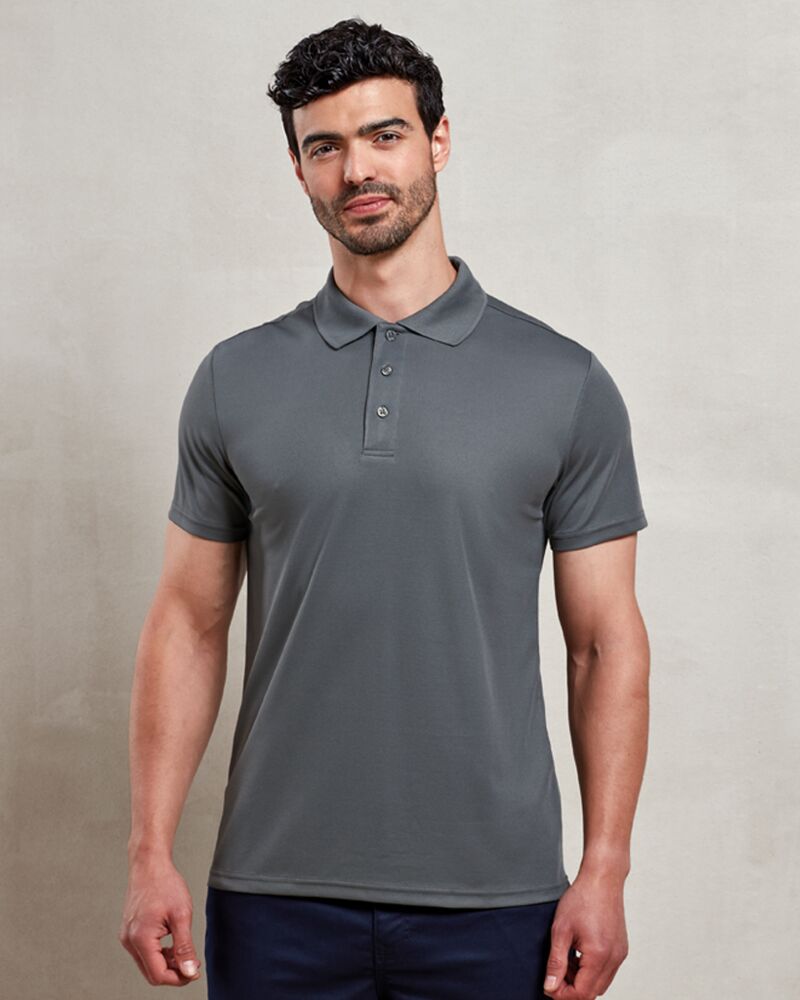 Premier Spun Dyed Recycled Polo Shirt Thumbnail