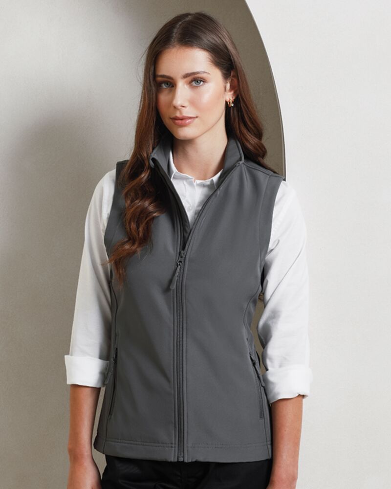 Premier Ladies Windchecker® Recycled Printable Soft Shell Gilet Thumbnail