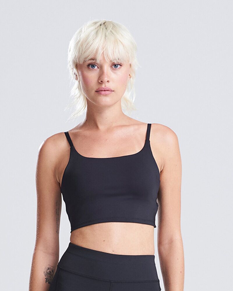 Women’s recycled tech sports bra Thumbnail