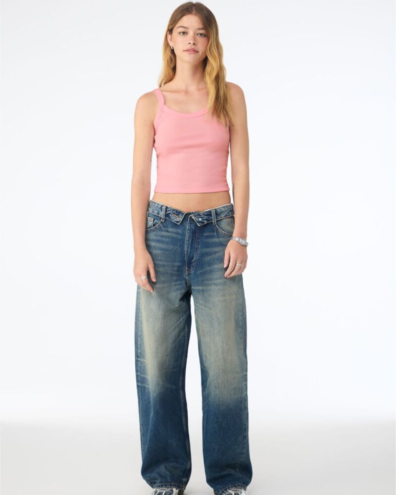 Women's Micro Rib Strap Tank Thumbnail