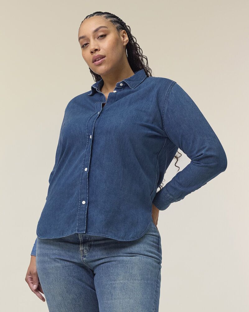 Stella denim shirt (STWW970) Thumbnail