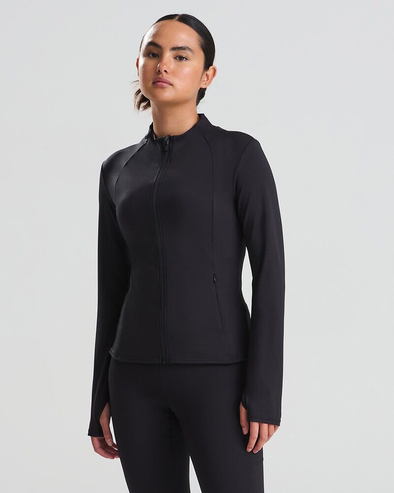 Women’s recycled tech-zip jacket Thumbnail