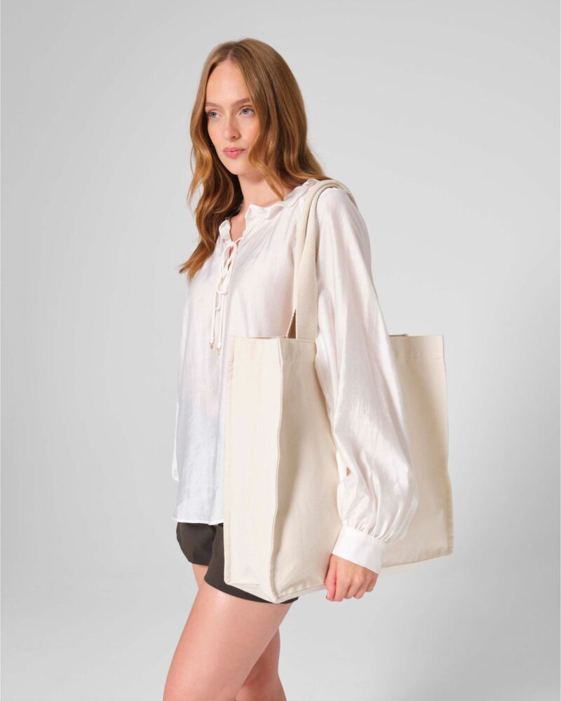 Chevron Handle Shopper Thumbnail