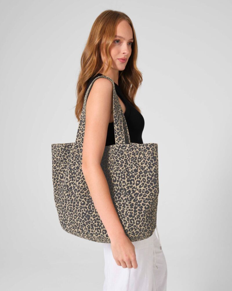 Leopard Print Canvas Shopper Thumbnail