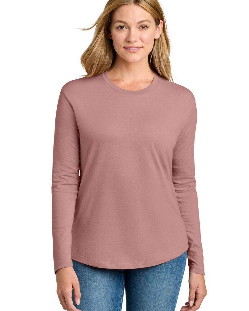 Women's Cotton Relaxed Long Sleeve Tee Thumbnail