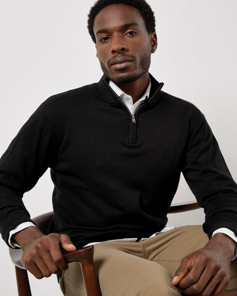 Regular Fit Arundel 1/4 Zip Sweater Thumbnail