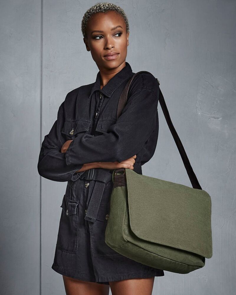 Vintage Canvas Despatch Bag Thumbnail