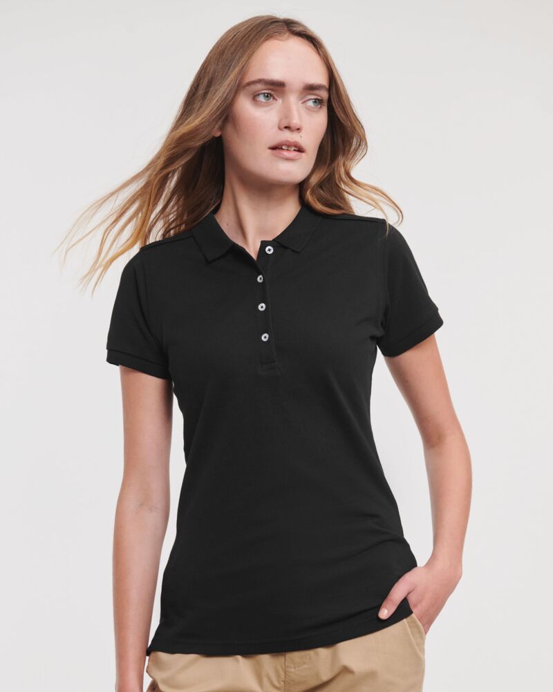 Ladies' Fitted Stretch Polo Thumbnail