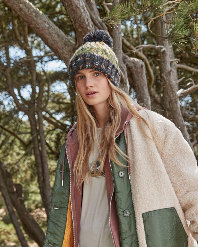 Corkscrew Pom Pom Beanie Thumbnail