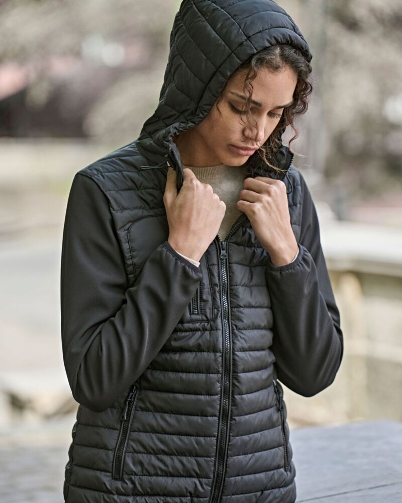 Ladies' Hooded Crossover Jacket Thumbnail