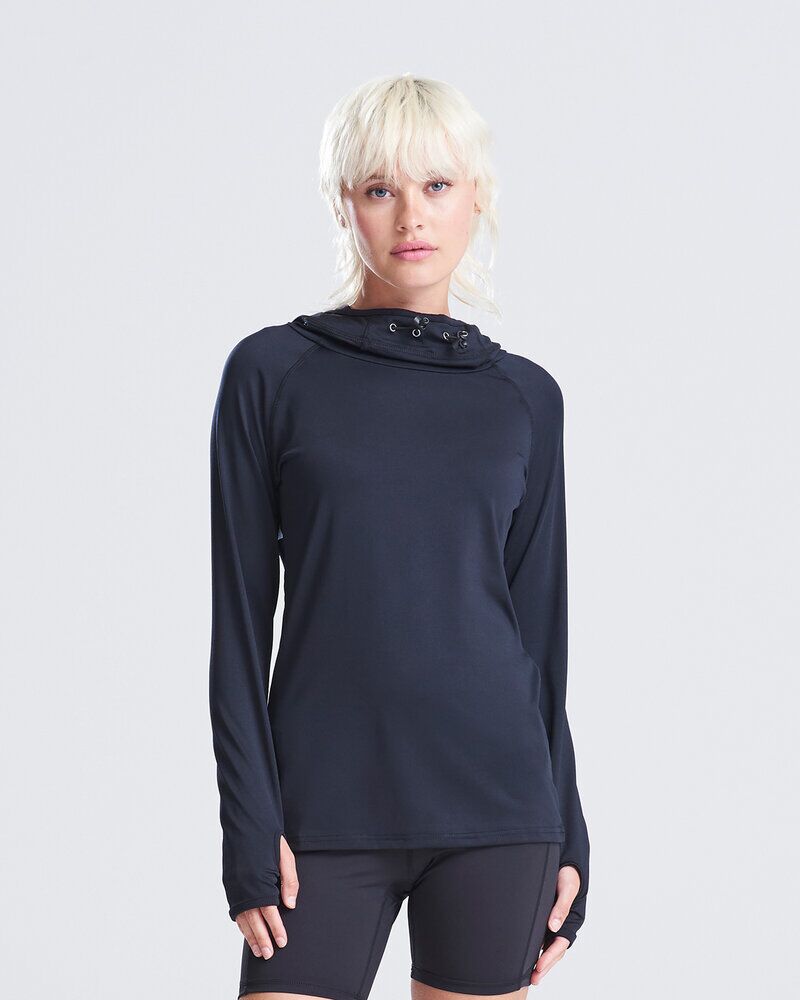 Women's cool cowl neck top Thumbnail