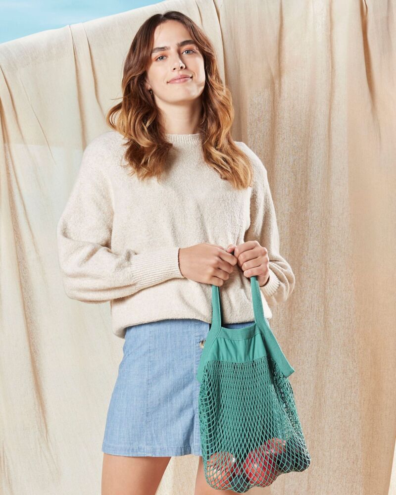 Organic Cotton Mini Mesh Grocery Bag Thumbnail