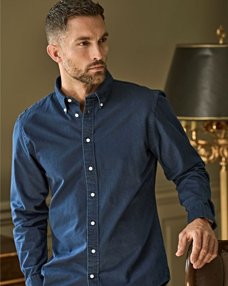 Men's Casual Twill Shirt Thumbnail