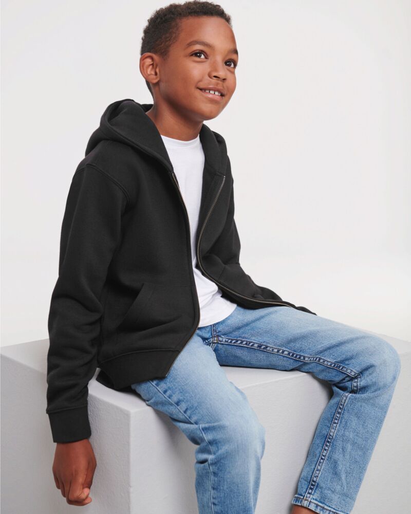 Jerzees Schoolgear Children's Authentic Zipped Hooded Jacket Thumbnail