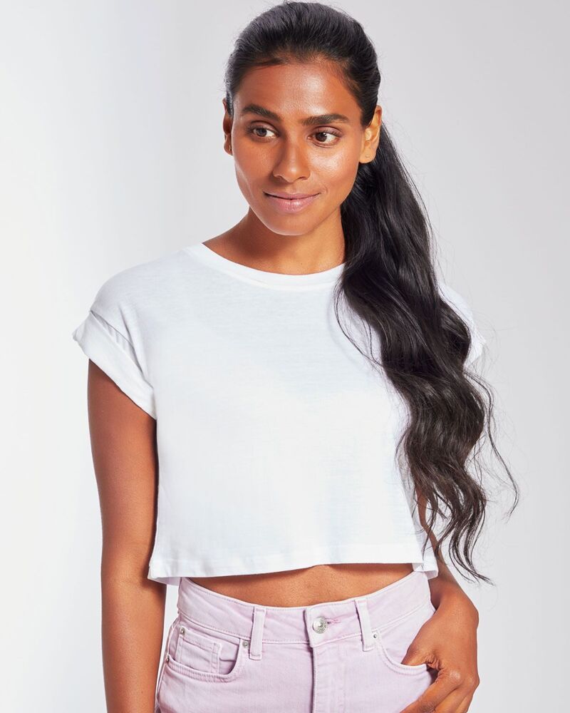 Women's Organic Crop Top T Thumbnail