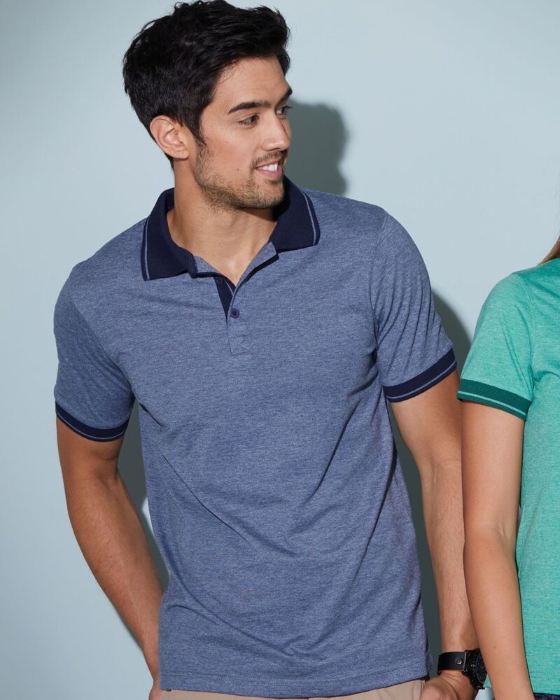 Men's Heather Polo Thumbnail