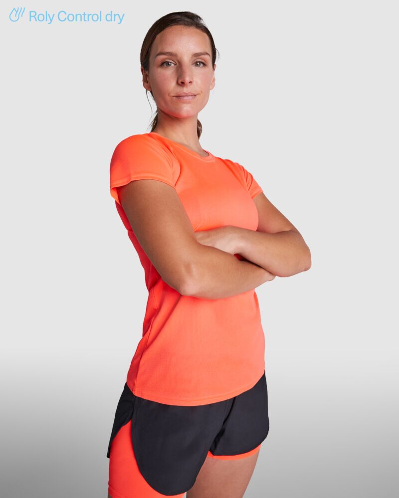 MONTECARLO WOMAN - T-shirt tecnica con maniche corte a raglan. Thumbnail