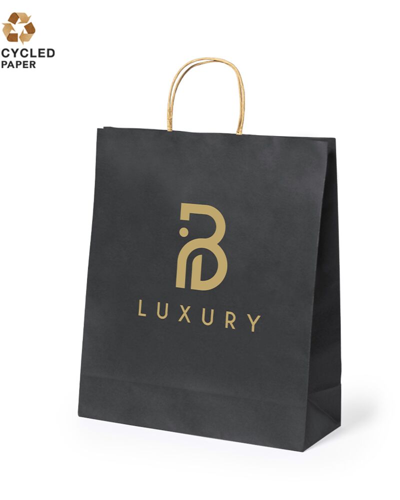 Borsa Mepus in carta riciclata 100 g - 36 x 41 x1 2 cm Thumbnail