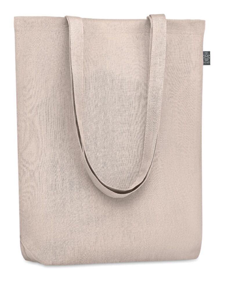 NAIMA TOTE - Shopper con manici lunghi in 100% canapa da 200gr. Thumbnail