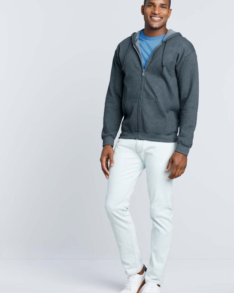 Felpa con cappuccio e cerniera intera Heavyweight Thumbnail