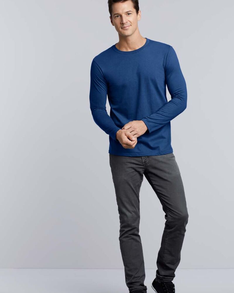 Softstyle® maglia girocollo maniche lunghe Thumbnail