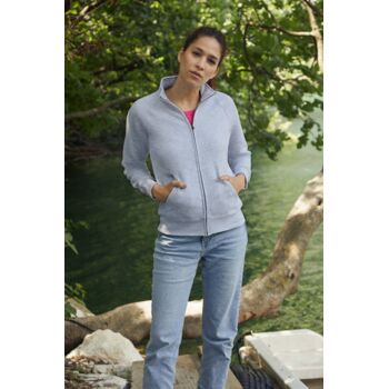 Ladies Premium Sweat Jacket Thumbnail