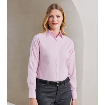 Ladies Long Sleeve Poplin Blouse Thumbnail
