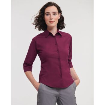 Ladies' 3/4 Sleeve Easy Care Fitted Shirt Thumbnail