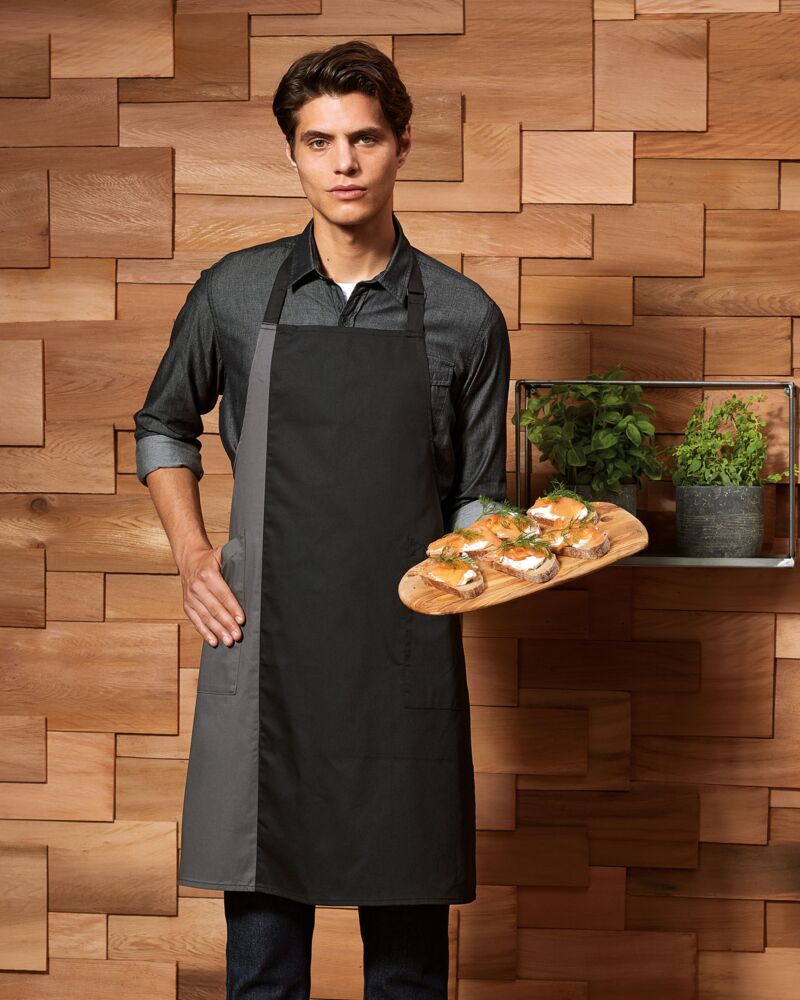 Contrast Bib Apron Thumbnail