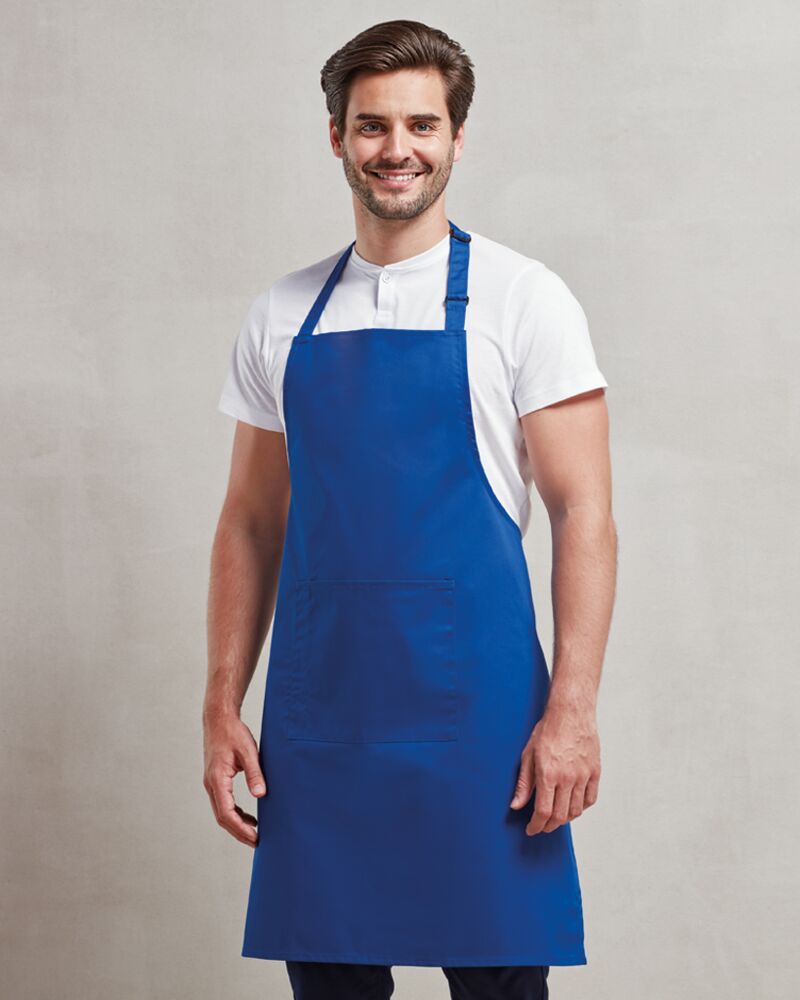 'Colours' Bib Apron with Pocket Thumbnail