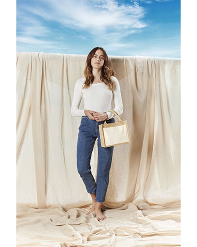 Cotton Pocket Jute Gift Bag Thumbnail