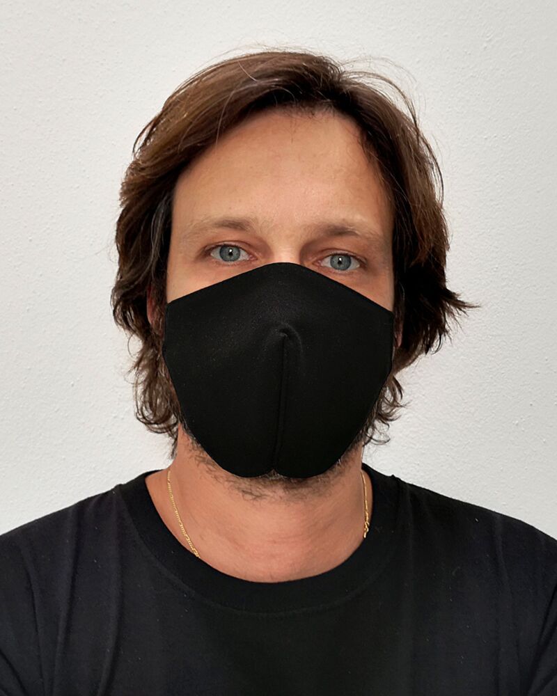 Mascherina individuale con elastico ad orecchio Thumbnail