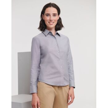 Ladies' Long Sleeve Easy Care Oxford Shirt Thumbnail